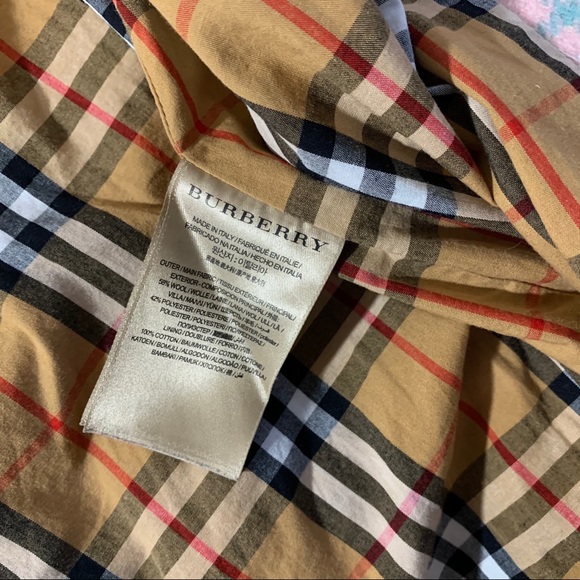 SOLD Burberry Wool Coat Pink Plaid Nova Check - Picture 13 of 14